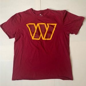 Washington Commanders NFL primary logo, Fanatics tshirt